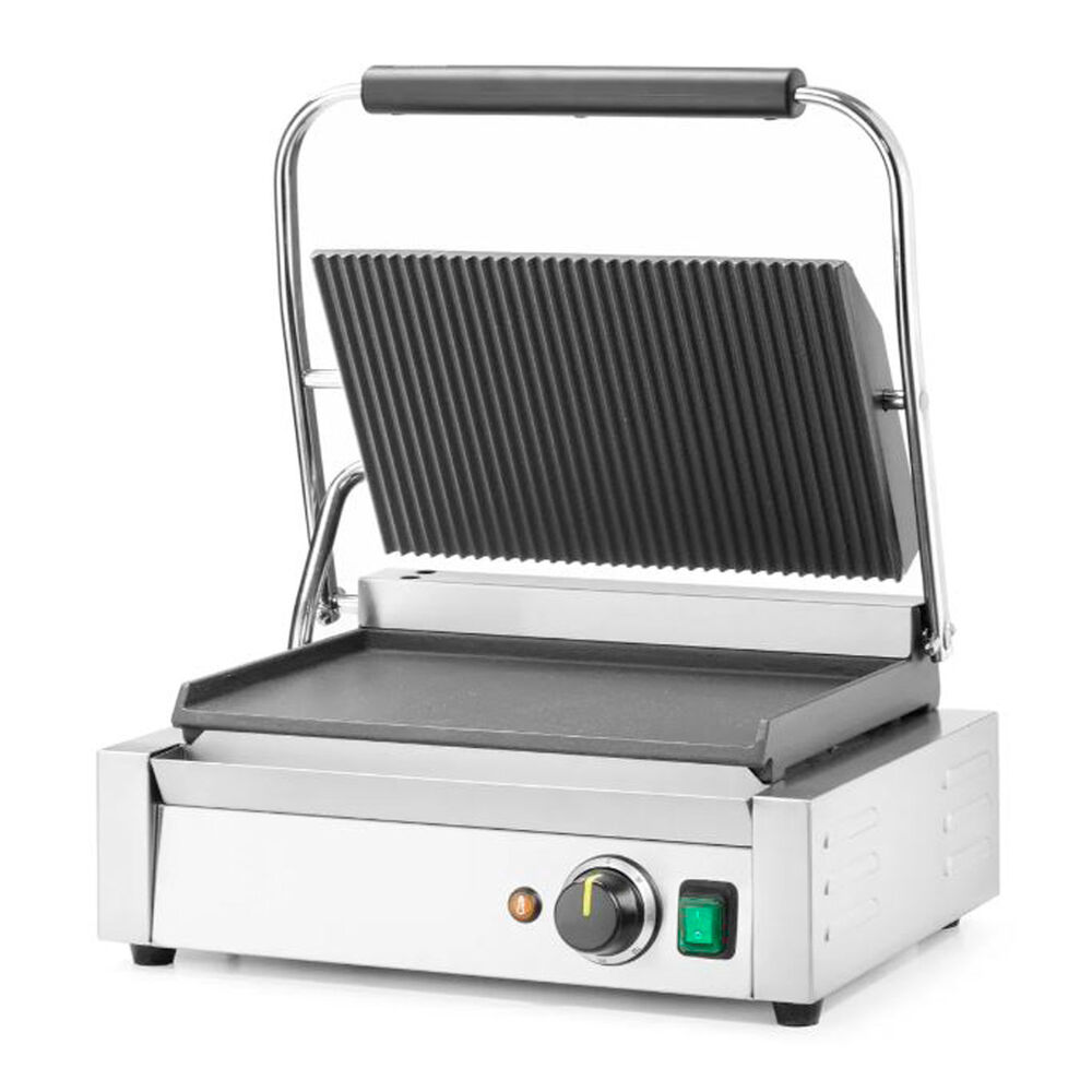 Panini grill Metos 340x230 mm slät/räfflad, singel