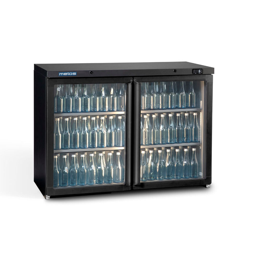 Glass door cooler Metos Maxiglass MG3/275G with two doors