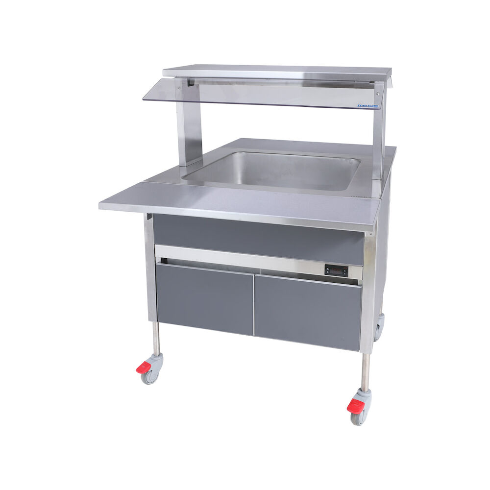 Bain Marie trolley Metos Luna BM 800x650x750