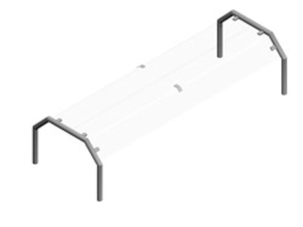 Överhylla Metos Nova Drop-In 1600 SKY LED