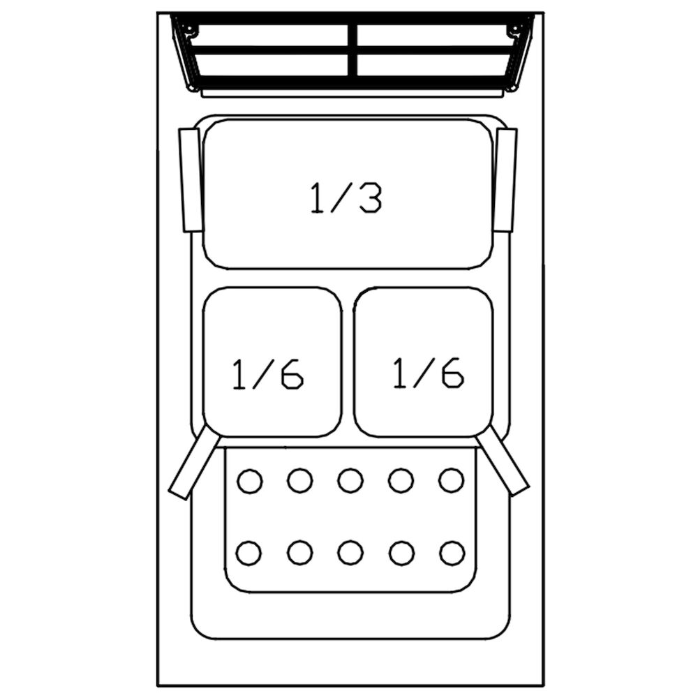 Pasta baskets Metos Diamante 7KIT-B