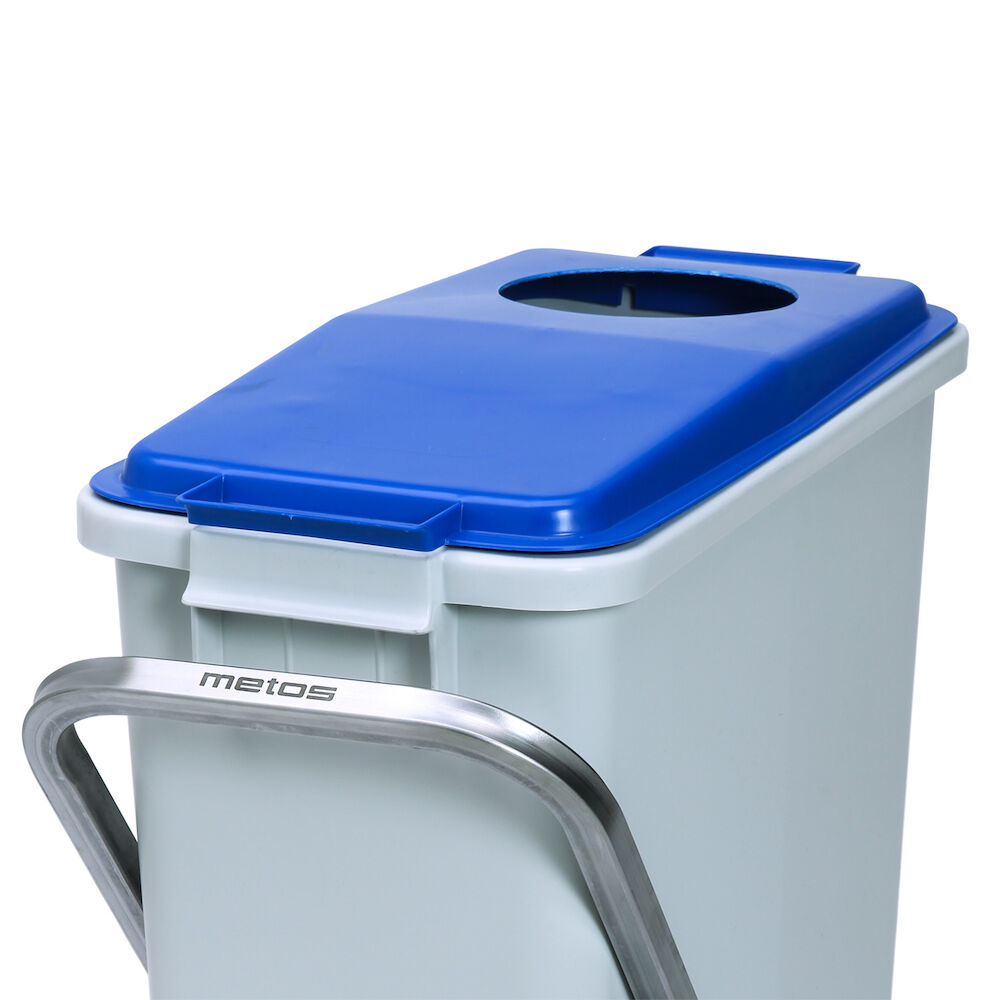 Lid for Metos waste trolley WAT-60 Blue